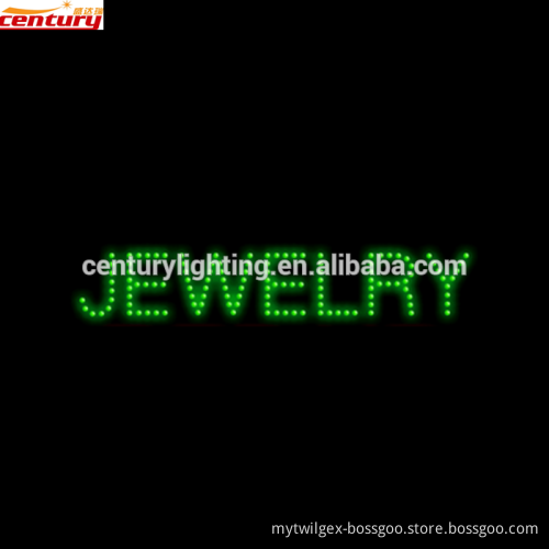 wholesale china factory Jewelry animated led sign